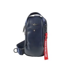 Torba na ramię, saszetka cross bag Aeronautica Militare  z kolekcji Bolt w kolorze niebieskim