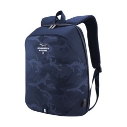 Plecak biznesowy na laptop Aeronautica Militare  z kolekcji Camou w kolorze niebieskim